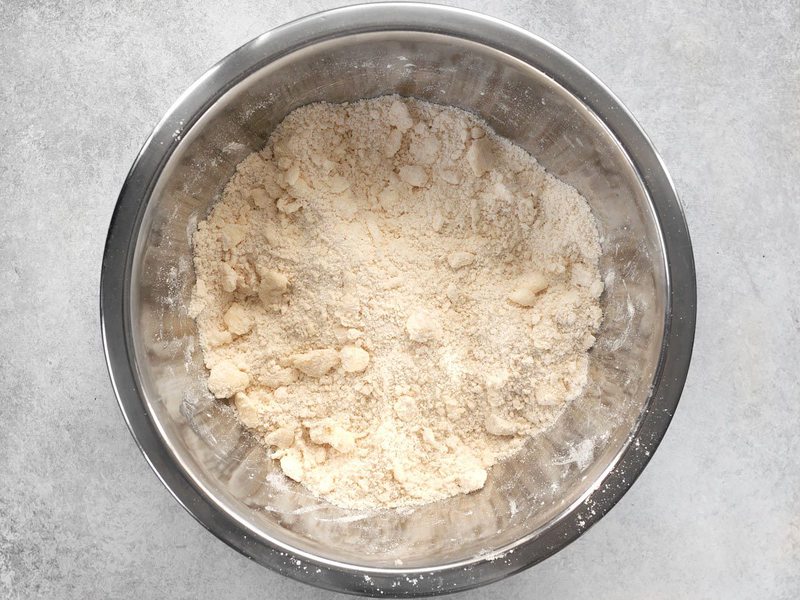 Make Galette Crust - work butter into dry ingredients