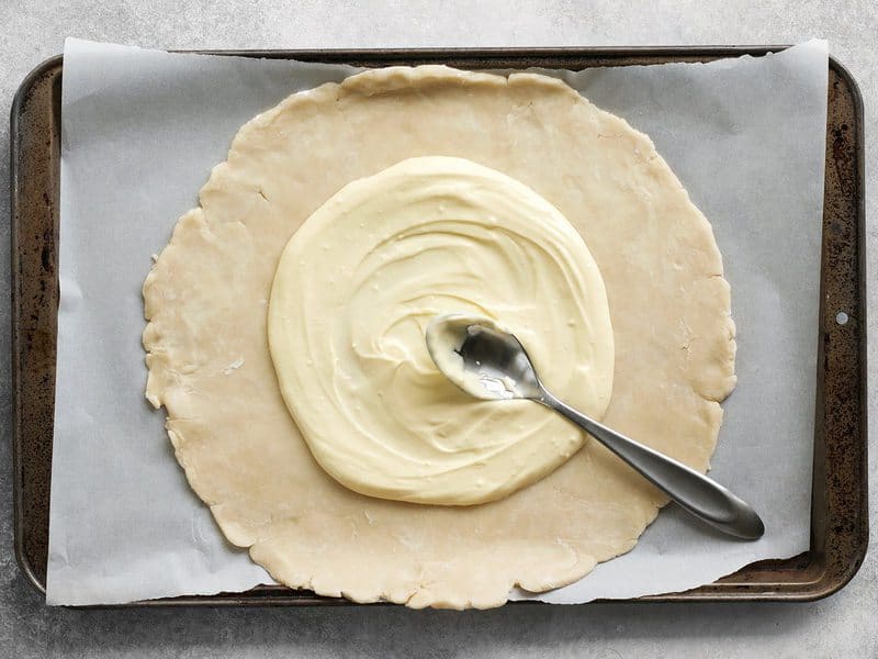 Cream Cheese on Pie Crust