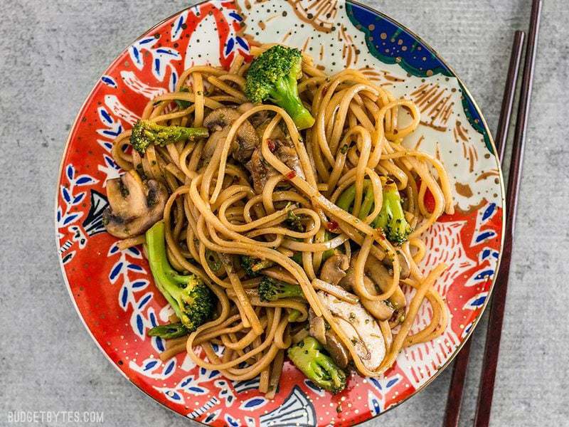 With just a few ingredients you can make these easy and delicious Mushroom Broccoli Stir Fry Noodles for a fast weeknight dinner.