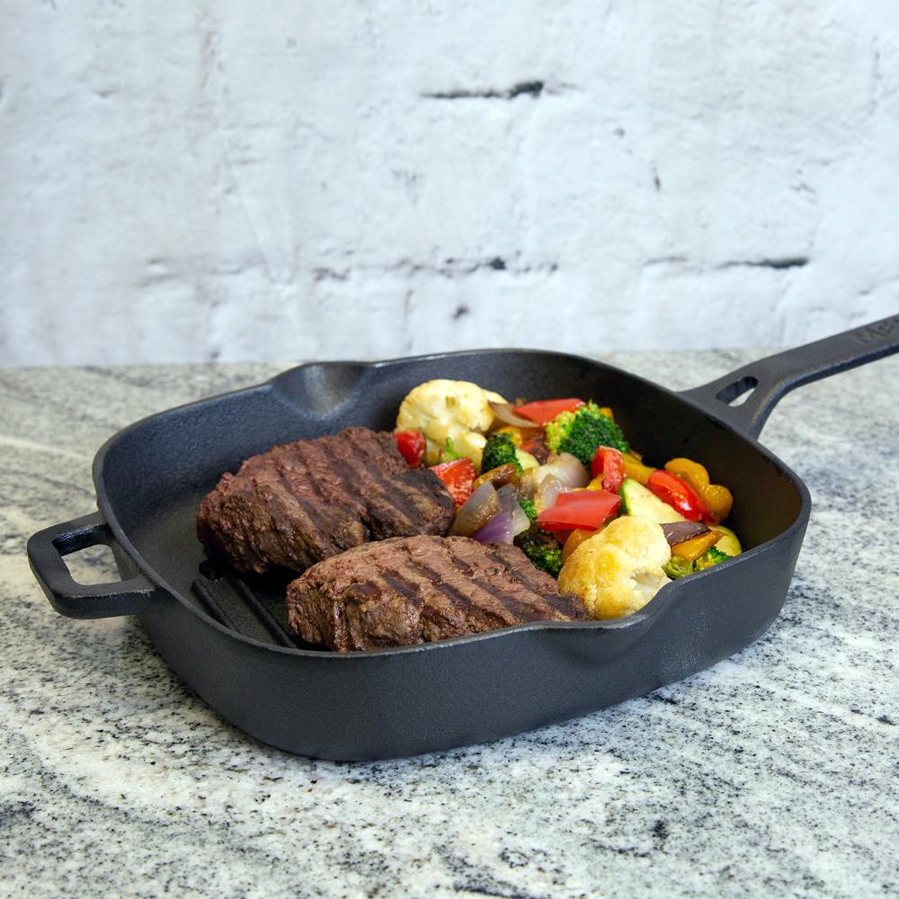 Cast iron vs non stick grill pan 15