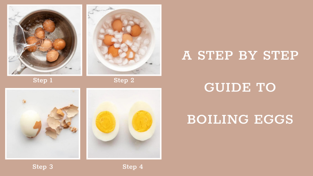 Step by step guide to boiling eggs