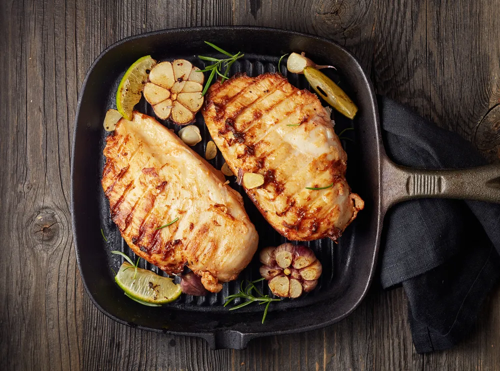 how to use a grill pan for chicken