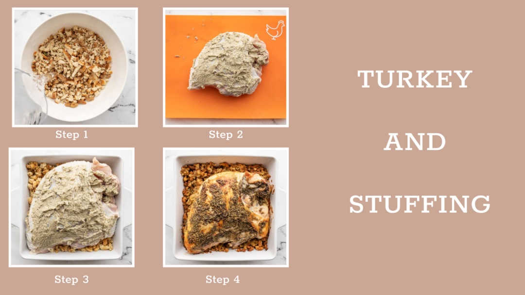 Turkey and Stuffing Step by Step Photos