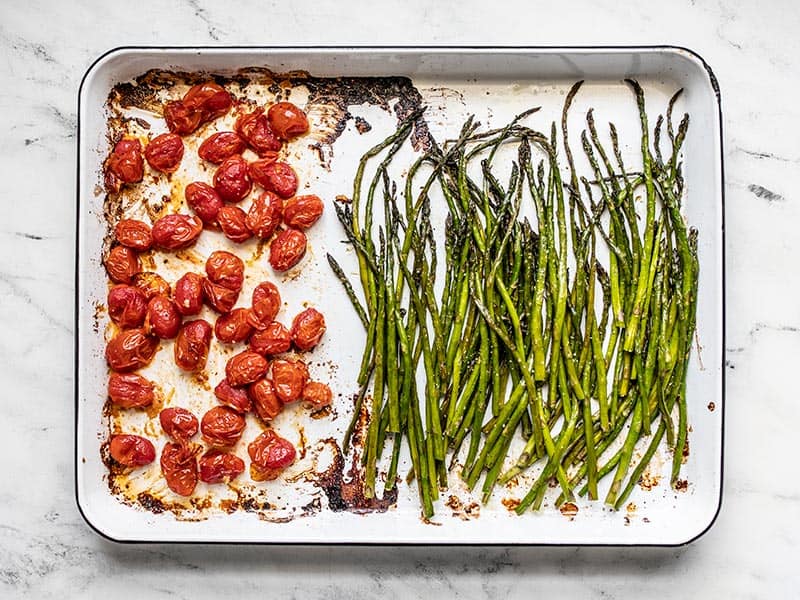 Roasted Asparagus and Tomatoes Recipe 01