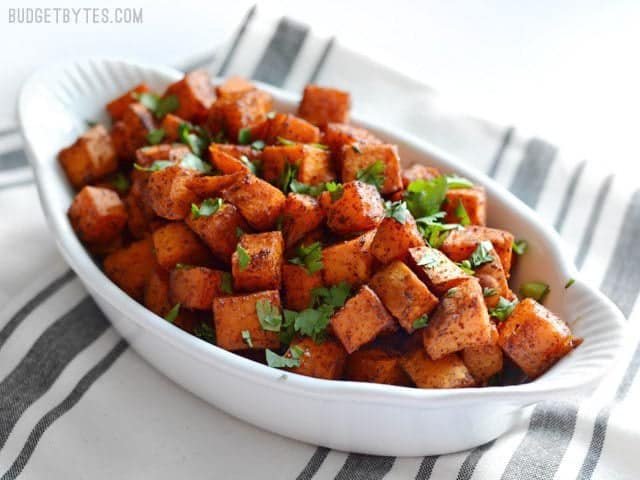 How to make Chili Roasted Sweet Potatoes 01