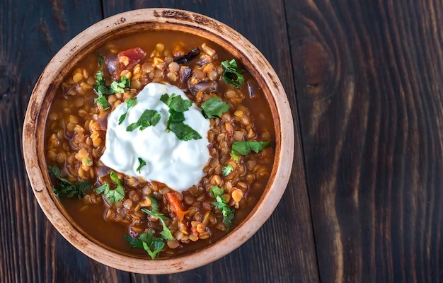 Mexican red lentils stew recipe