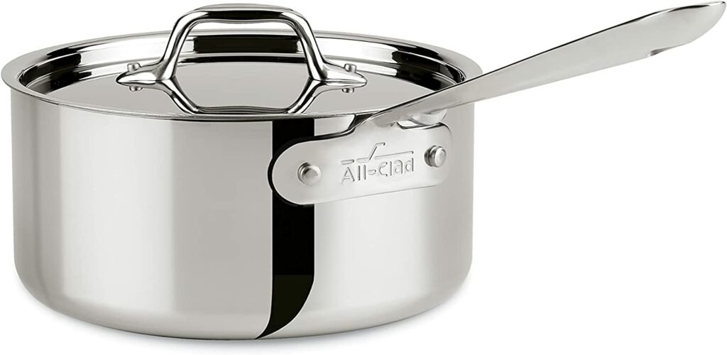 All-Clad - 8701004398 All-Clad 4203 Stainless Steel Sauce Pan