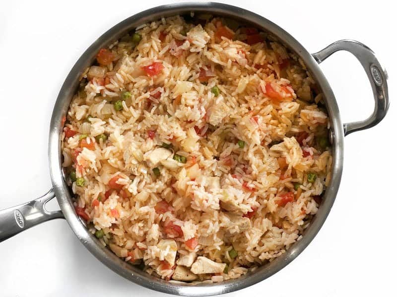 Simmered Rice and Chicken