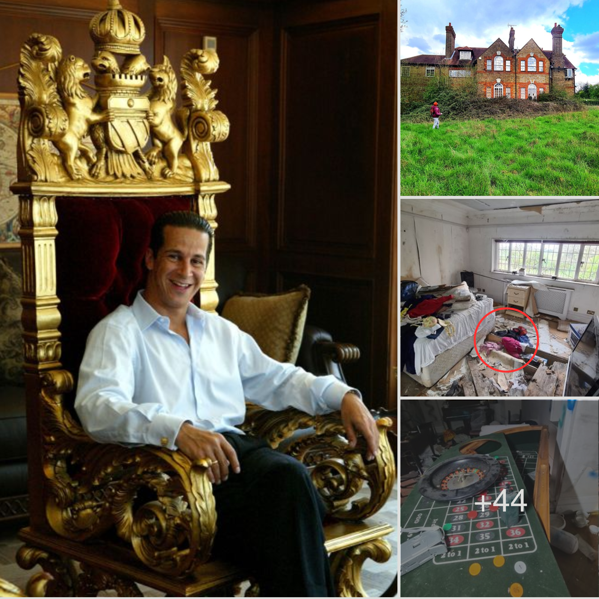 Greek tycoon escaped from this mansion 3 years ago, inside there are many brands and expensive objects