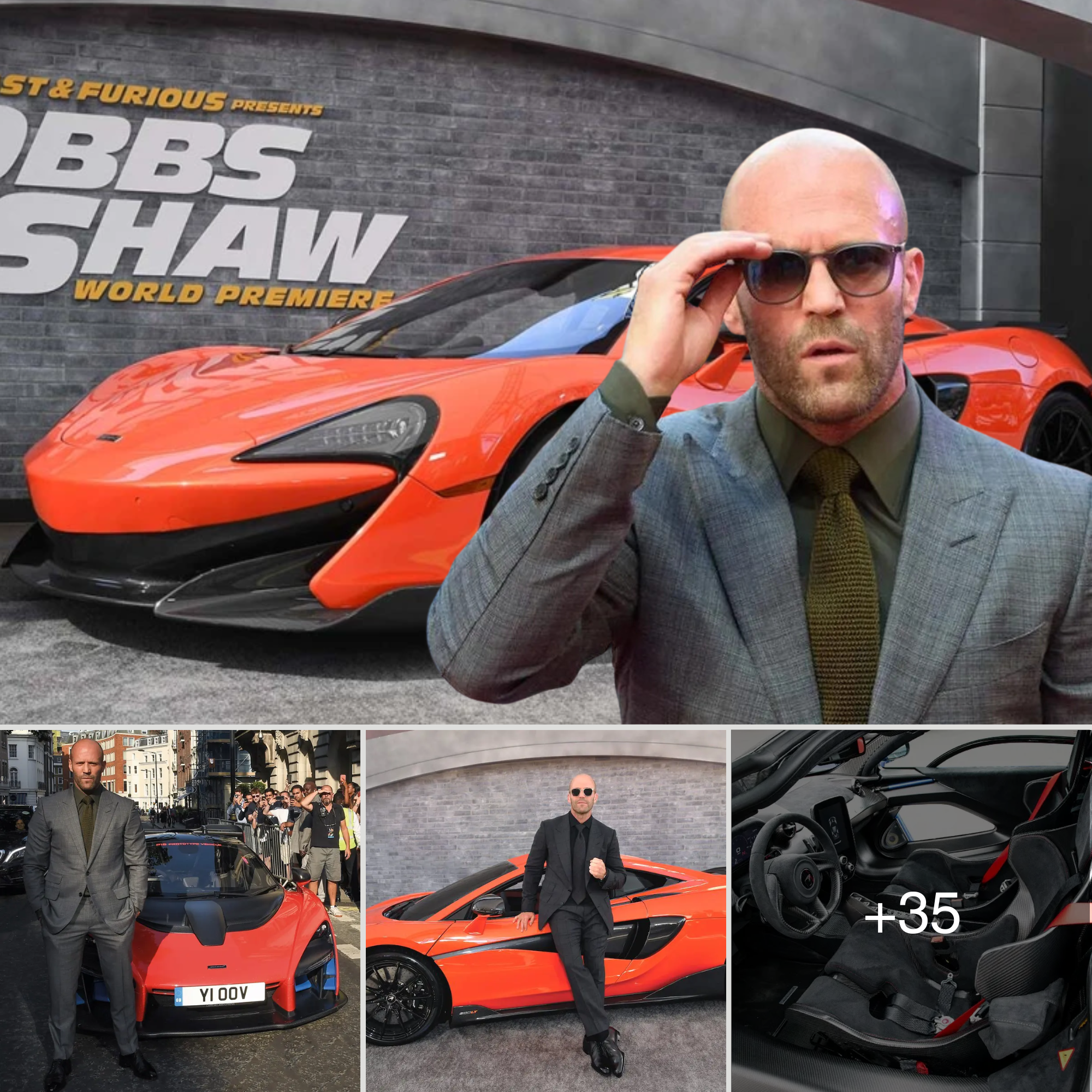 Jason Statham causes chaos on the streets while driving rare supercar in Fast & Furious: Hobbs & Shaw’